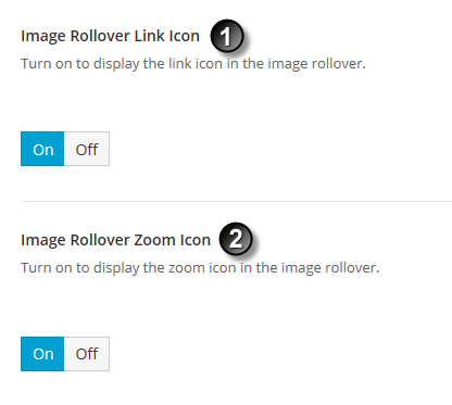 Image Rollover Link icon in Avada